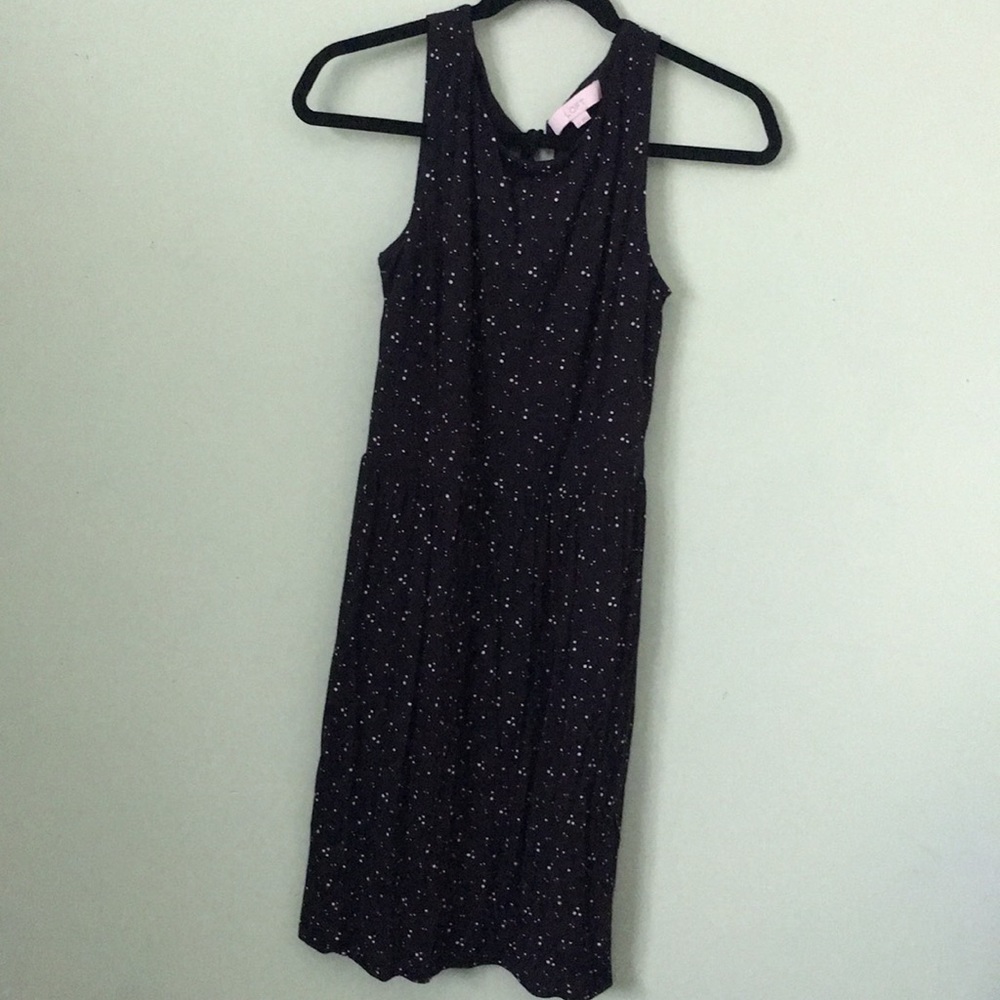 Loft black and white dress